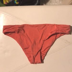 Roxy coral bikini bottoms size small
